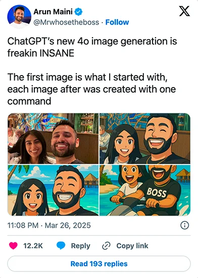 Natural language prompting is game-changing