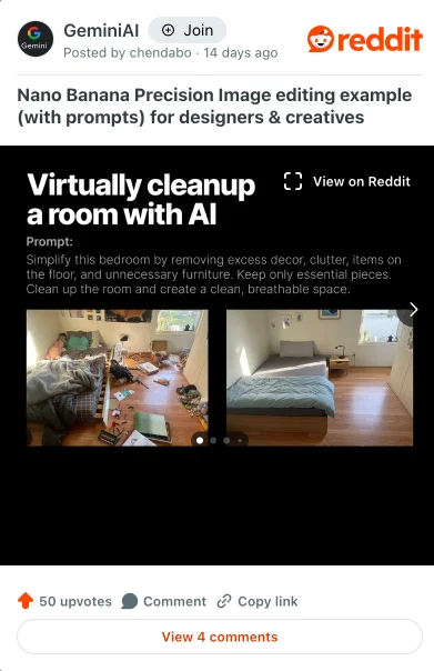 Comparing Nano Banana vs traditional staging